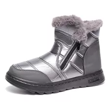 Botas Altas De Forro Polar A Prueba De Frío Para Mujer