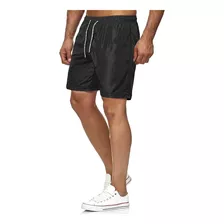 Hombre Pantalones Cortos De Playa Casuales De Verano