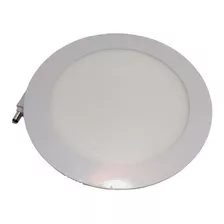 Panel Led Redondo Empotrable 12w Luz Blanca