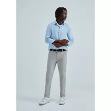 Calça Básica Masculina Chino Com Elastano Hering