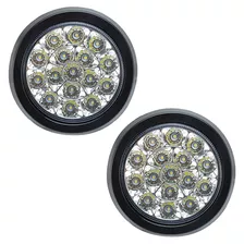 Juego Faros Led Traseros 12v Blanco 135mm