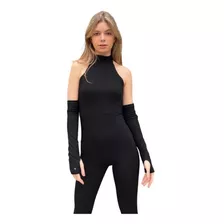 Mono Enterito Catsuit Cuello Polera Choker Adolescente Teen