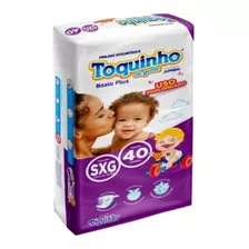 Fralda Toquinho De Gente Basic Plus Tam. Xxg Com 40 Unid.