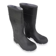 Bota En Pvc Negro Con Punta De Acero Bata Exportadora