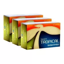 24 Unidades Sabonete Tropical De Glicerina Barbatimão 100g