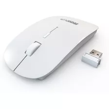 Mouse Optico Para Pc, Inalambrico | Blanco / Ultradelgado