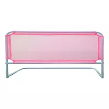 Mini Grade Cama Proteção Tela Segurança Bebê Idoso Adulto Cor Rosa Liso