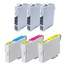 Kit 6 Cartuchos Compatível Para Impressora Epson T25 Tx133