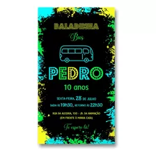 Convite Digital Balada No Ônibus - Balada Bus 03