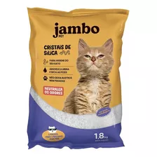 Jambo Areia Cristais De Silica Para Gatos 1,8kg - Un