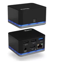 Plugable Cubo Usb C - Mini Estacin De Acoplamiento, Compatib