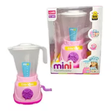 Brinquedo Mini Liquidificador Blender Rosa Infantil Bs Toys