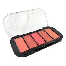 Paleta De Rubor 5 Tonos Kiss Beauty