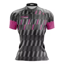 Camisa De Ciclismo Feminina Granulado Proteção Uv +50 