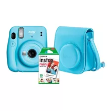 Kit Camera Instax Mini 11 Bolsa S. Azul