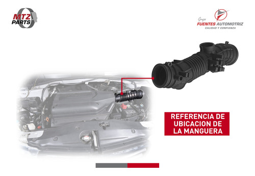 Manguera De Caja Filtro Aire Para Honda Odyssey 3.5 2003 Foto 4