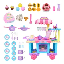 Tiendita De Cocina Infantil Eshpeshial Mis Pastelitos, 31 Pc Color Rosa