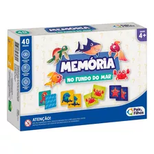 Brinquedo Jogo Da Memória Fundo Do Mar Peixe Baleia Polvo