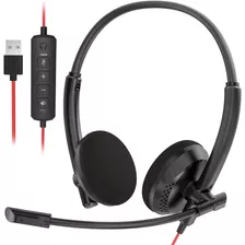 Nubwo Hw03 Auriculares Usb Mic Cancelación De Ruido Para Pc