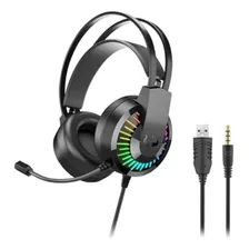 Fone Gamer Led Com Microfone Rotativo Ovleng Gt68