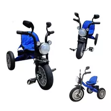 Motito Y Triciclo Para Niños A Pedal Sin Set De Protección Color Rosado Rojo Azul Verde