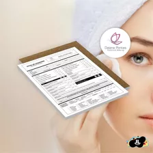 Bloco Ficha De Anamnese Facial - Personalizado