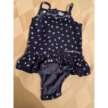 Trajebaño Calvin Klein Niña 18 Mese + Swimmers H&m 2 Años