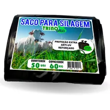 Saco Para Silo Milho/capim 51x110 200 Micras 50 Unidades