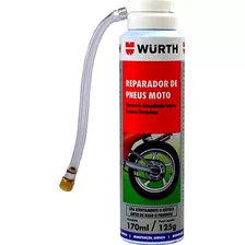 Reparador Veda Pneu Furado Instantâneo Inflador Wurth Moto