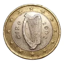 Irlanda 1 Euro 2002 - Arpa Celta - 1° Mapa - Km#38