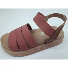 Sandalias Elastizadas Dama Moda Verano Lady