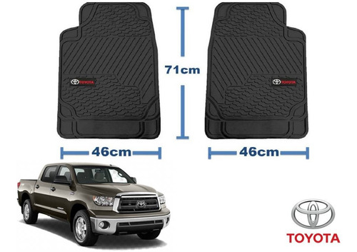 Tapetes Big Truck 3pz Logo Toyota Tundra 2007 A 2012 2013 Foto 2