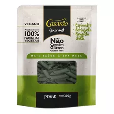 Penne Vegano Espinafre Berinjela Pimenta Chilli 300g Casarão