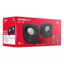 Speaker 2.0 Sp-30bk Preta C3 Tech