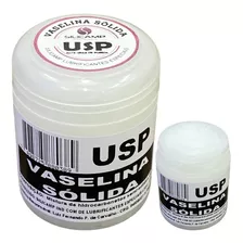 Vaselina Solida Farmacêutica Usp Pura Sem Cheiro Branca 100g