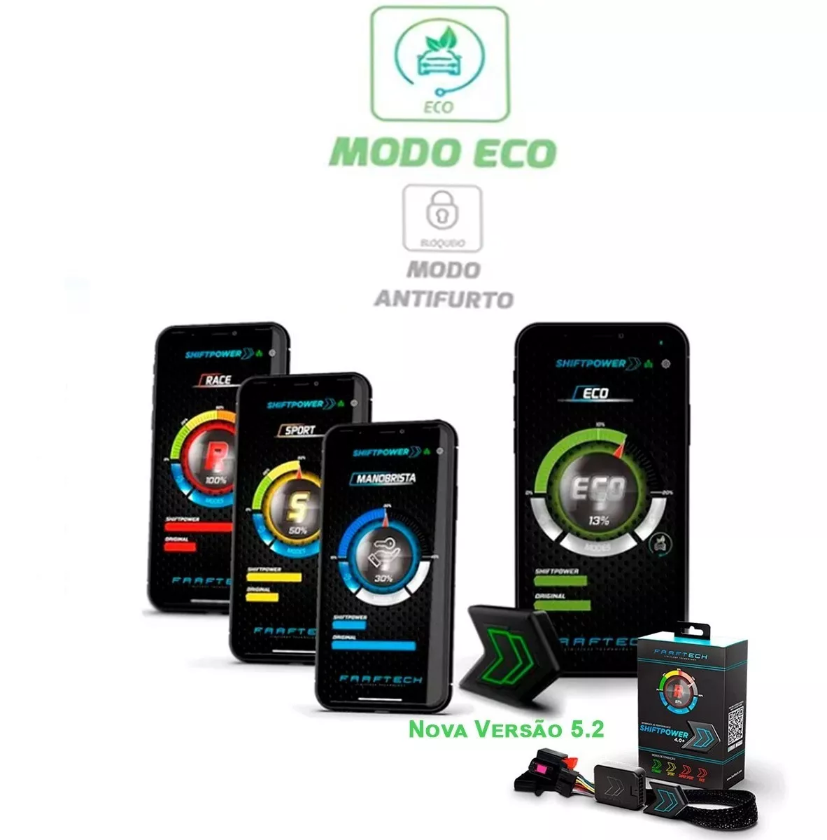 Modulo Pedal Shiftpower Acelerador Delay Bluetooth Todos App