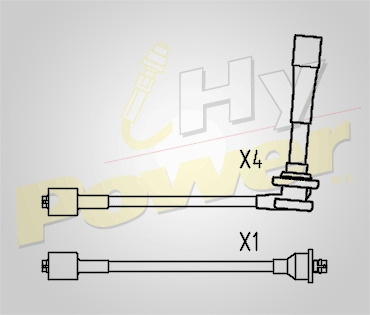 Jgo Cables Buja Elite Para Suzuki Esteem 1.6l 4cil 1998 Foto 2