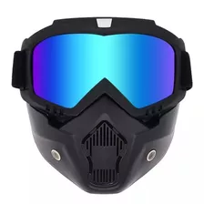 Mascara Y Goggles Para Motocross Lentes Moto Gotcha Skate Color De La Lente Tornasol Color Del Armazón Negro