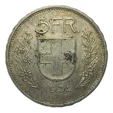 Suiza - 5 Francos 1932 - Km 40 (ref 257)