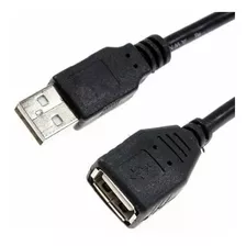 Cabo X Cabo Extensor Usb 3 Metros Com Filtro Exbom 2.0 Am/af Cor Preto