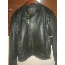 Campera De Cuero Motocuero 