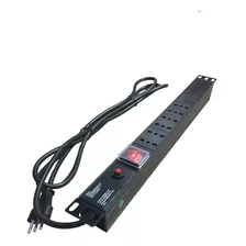 Zapatilla Eléctrica 19 Pdu 6 Posiciones Enchufe 10a 220v