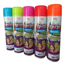 Kit 4 Tinta Spray Party Colorido Para Cabelos Lavável 150ml