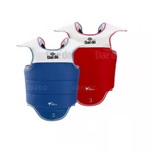 Pechera Taekwondo Daedo Wt Oficial Reversible Rojo/azul