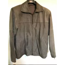 Oportunidad !! Excelente Campera De Cuero 100% Vacuno Hombre