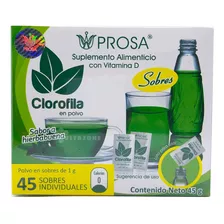 Clorofila En Polvo 45 Sobres Prosa