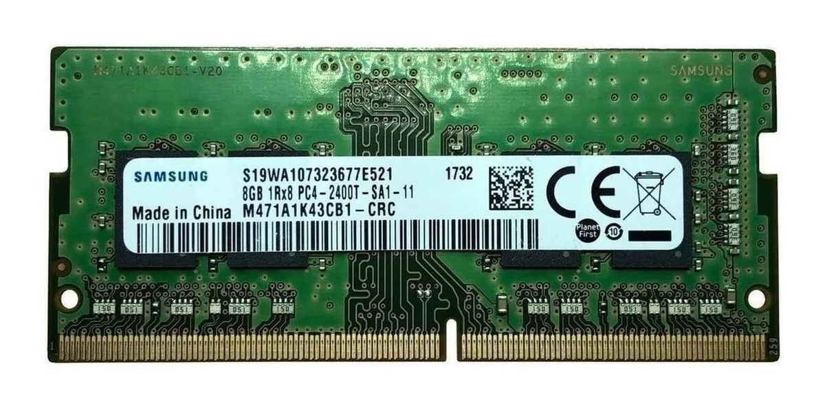 Memória Ram Color Verde  8gb 1 Samsung M471a1k43cb1-crc