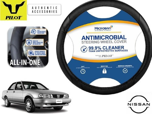 Funda Cubrevolante Negro Antimicrobial Nissan Tsuru 92-17 Foto 4