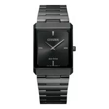 Citizen Eco-drive Stiletto Black Dial Stainless Steel Watch