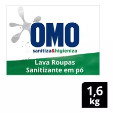 Lava-roupas Em Pó Omo Sanitiza & Higieniza 1,6kg